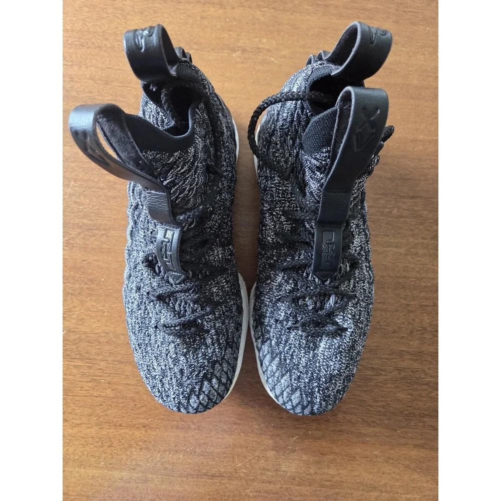 Nike Lebron 15 Sneakers Ashes Battleknit Men's 6.5 Youth 6.5 Oreo Basketball